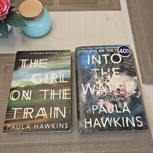 Paula Hawkins books lot The Girl on the Train Into the Water hardcover softcover